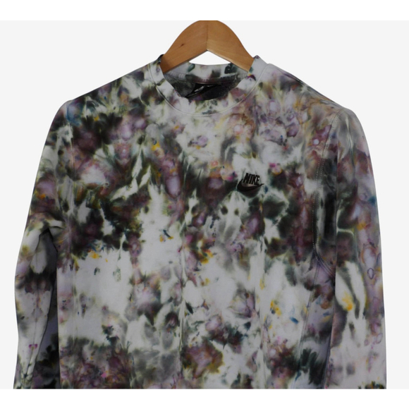 XSMALL NIKE Upcycled Sweatshirt, Thrifted One-of-a-Kind Reclaimed - Picture 9 of 13